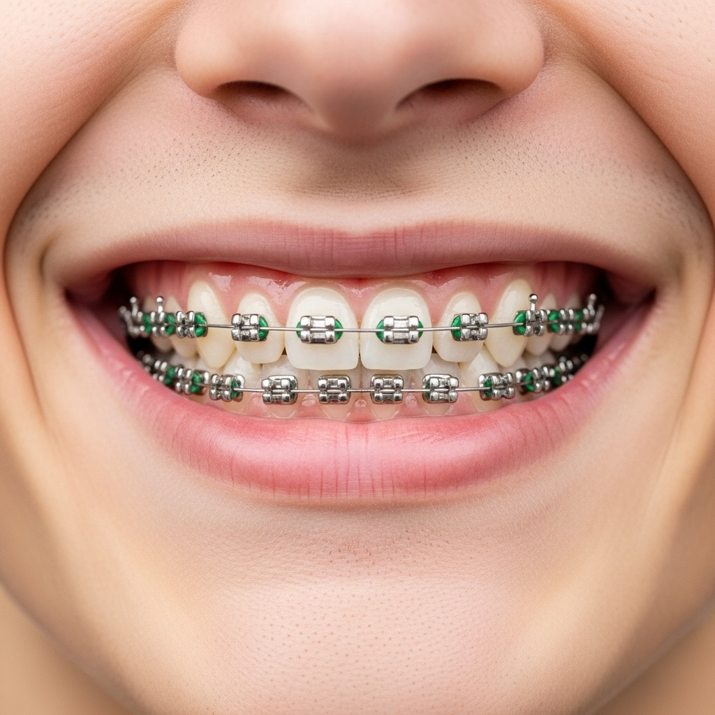 Metal Dental Braces Yesil Bracket